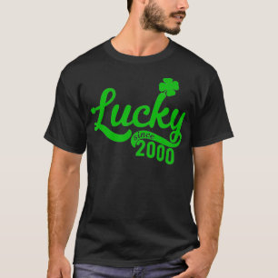 Glückspilz seit 2000 Geschenk für 21 Jährigen 21. T-Shirt
