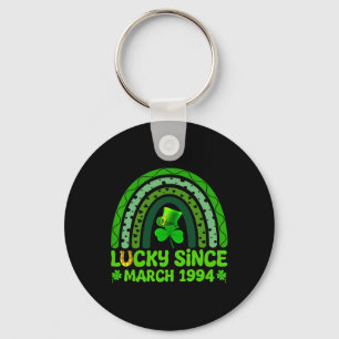 Glückspilz seit März 1994 Geburtstag 30. St. Patri Schlüsselanhänger