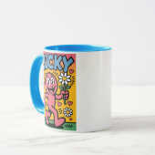 Glückspilz. Tasse (Vorderseite Links)