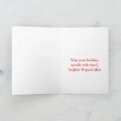 Glückspilz-Weihnachtskarte Feiertagskarte (Innenseite)
