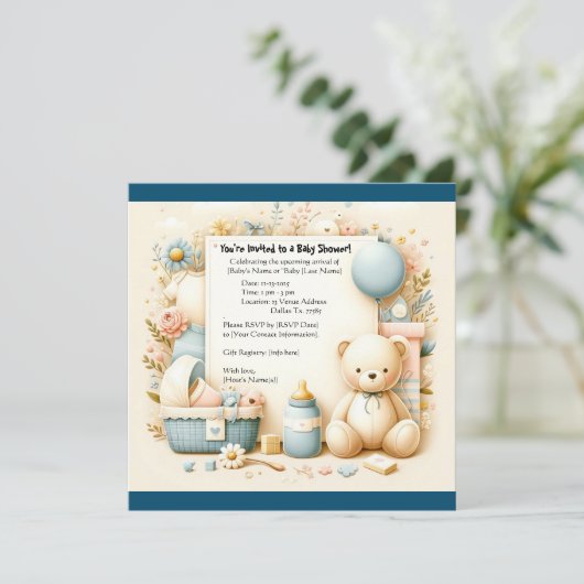 Glückspilze Einladung (Stehend Vorderseite)