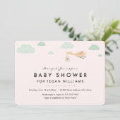 Glückspilze | Einladung der Babydusche (Stehend Vorderseite)