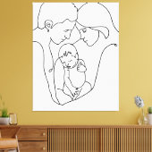 Glückspilze Leinwanddruck (Insitu (Wohnzimmer))