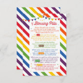 Glückspilzen Geschenkkarte für den Lehrer Einladung (Vorne/Hinten)