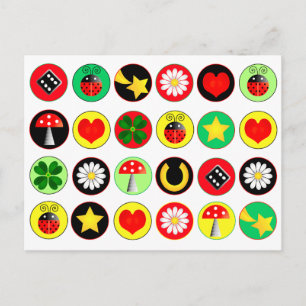 GLÜCKSPUNKTE POSTKARTE