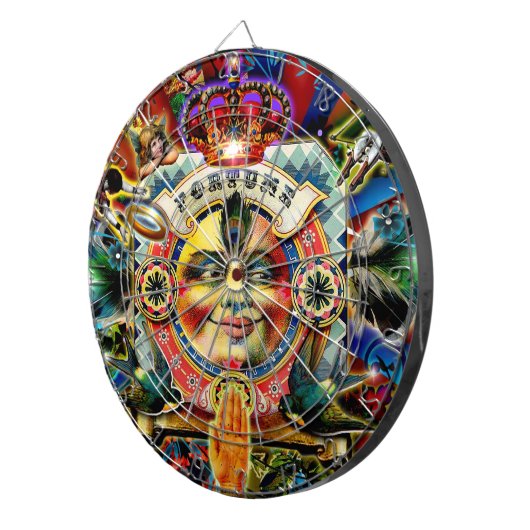 Glücksrad Dartscheibe (Vorderseite rechts)