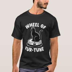 Glücksrad Fur-Tune Katzenwitz Roboter-Staubsauger  T-Shirt