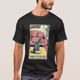 Glücksrad Fur-Tune Roboter Staubsauger Lustiges Ta T-Shirt