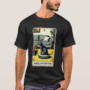 Glücksrad Fur-Tune Roboter-Staubsauger Lustiges Ta T-Shirt