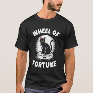 Glücksrad Roboter Staubsauger Lustige Katze 2 T-Shirt