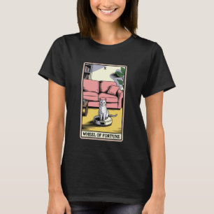 Glücksrad Roboter Staubsauger Lustige Tarot  T-Shirt