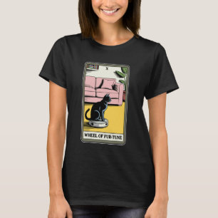 Glücksrad-Roboter-Staubsauger Lustiges Tarot T-Shirt