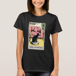Glücksrad-Roboter-Staubsauger Lustiges Tarot T-Shirt