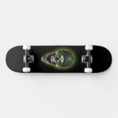 Glücksschädel Skateboard (Horizontal)