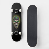 Glücksschädel Skateboard (Vorderseite)