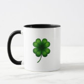 Glücksschamrock-St.-Patrick's-Day-Tasse Tasse (Links)