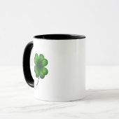Glücksschamrock-St.-Patrick's-Day-Tasse Tasse (Vorderseite Links)