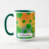 Glücksschleifen-Grün Tasse (Links)