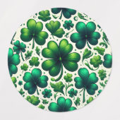 Glücksschleifen-St. Patrick’s Day-Geschenketikette Etiketten (Design 1)