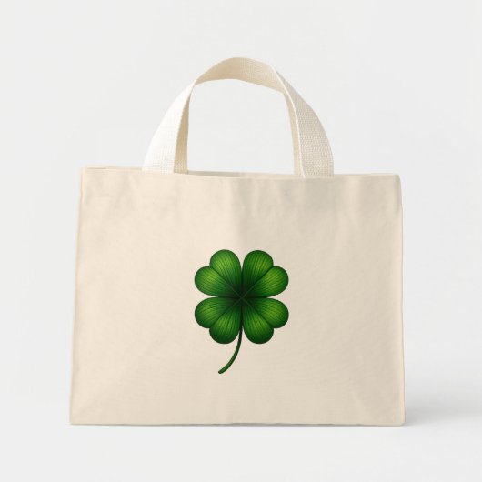 Glücksschleifen-St.-Patricks-Day-Tasche Mini Stoffbeutel (Vorne)