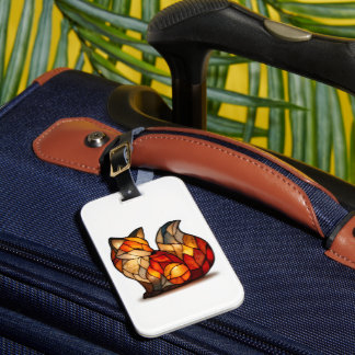 Glücksschwein-Fuchs-Charm-Reisegepäckanhänger Gepäckanhänger