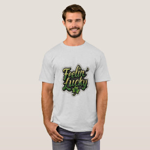 Glücksshirt mit Shamrock-Motiv – Lustiges St. Patr T-Shirt