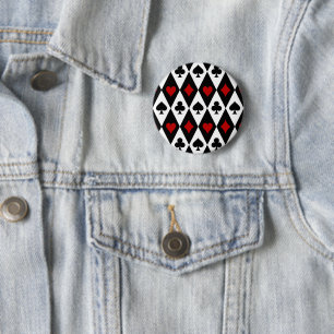 Glücksspiel Blackjack-Kartenspieler Casino Las Veg Button