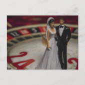 Glücksspiel in der Ehe Postkarte (Vorderseite)