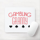 Glücksspiel-Oma Mousepad (Mit Mouse)