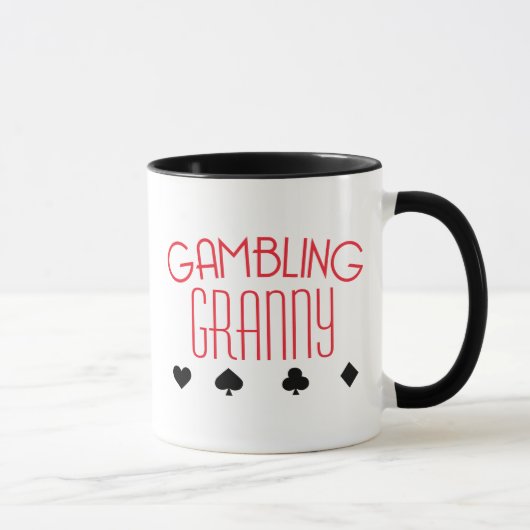 Glücksspiel-Oma Tasse (Rechts)