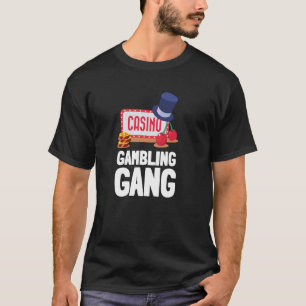 Glücksspiel und Roulette-Spieler 4 T-Shirt