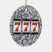 Glücksspiel - Vegas Keramik Ornament (Rechts)