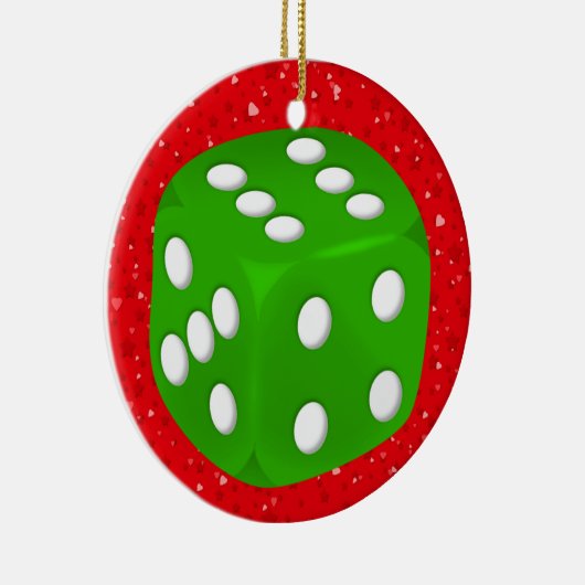 Glücksspiel - Vegas Keramik Ornament (Rechts)