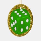 Glücksspiel - Vegas Keramik Ornament (Rechts)