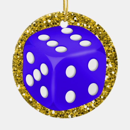 Glücksspiel - Vegas Keramikornament (Vorne)