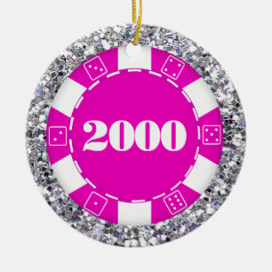 Glücksspiel - Vegas Keramikornament