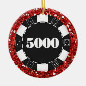 Glücksspiel - Vegas Keramikornament (Vorne)