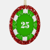 Glücksspiel - Vegas Keramikornament (Rechts)