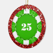 Glücksspiel - Vegas Keramikornament (Links)