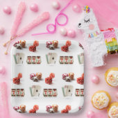 Glücksspiel-Würfel-Karte Deck Geburtstagsparty Pappteller (Party)