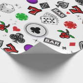 Glücksspielautomat Bars Lucky Sevens Spi Geschenkpapier (Ecke)