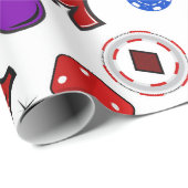 Glücksspielautomat Bars Lucky Sevens Spi Geschenkpapier (Rolleneckpunkt)