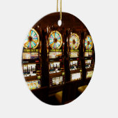 Glücksspielmaschine ein bewaffnetes Bandit-Geld La Keramik Ornament (Rechts)