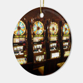 Glücksspielmaschine ein bewaffnetes Bandit-Geld La Keramik Ornament (Links)