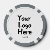 GLÜCKSSPILER (Bakuto) Japanische Kanji Pokerchips (Rückseite)