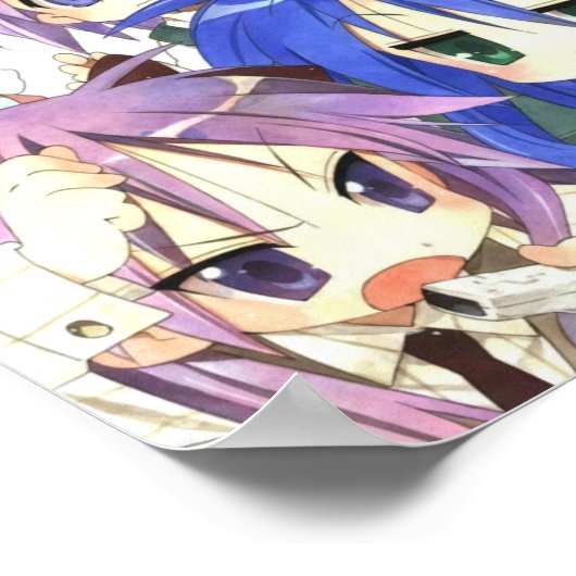 Glücksstarre Poster (Ecke)