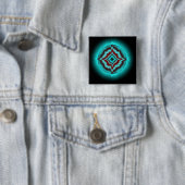 Glückssterne auf schwarz button (Beispiel)