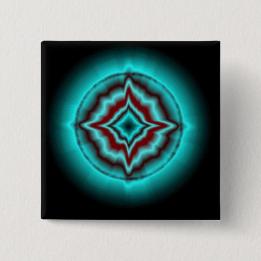 Glückssterne auf schwarz button (Vorderseite)
