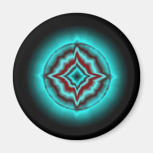 Glückssterne auf schwarz magnet
