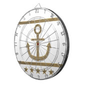 Glückssymbol für Goldanker Dartscheibe (Vorderseite rechts)